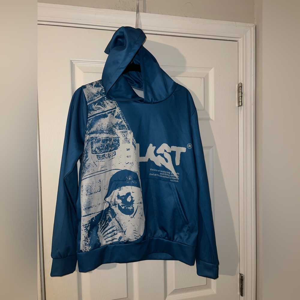 Obenie Retro Y2K Hoodie men’s size M - Picture 6 of 8